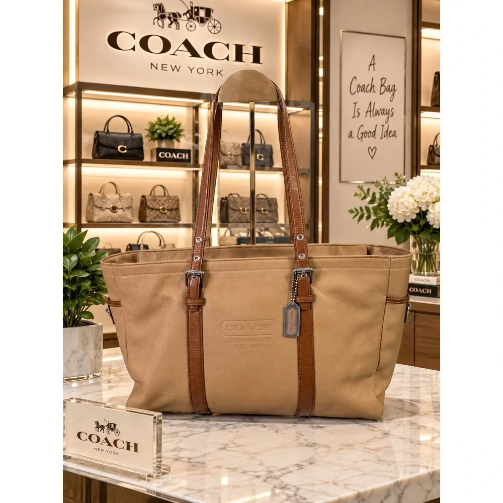 C224 Coach Hampton Tote Vintage